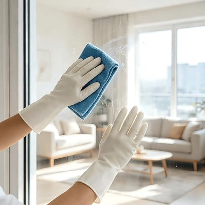 15mil Heavy Duty Reusable Nitrile Cleaning Gloves, 6 Pairs, XL | 15mil Thick, 13in Long Cuff, Non PFAS, Food Safe, Chemical Resistant, Non-Slip Grip, Latex Free