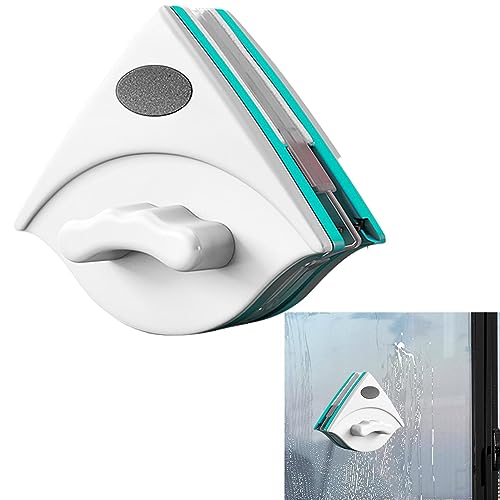 PUCHEN Double Sided Magnetic Window Cleaner, Magnetic Window Cleaning Brush, Window Wipers For Glass, Window Cleaning Tools Glasses Cleaner Cleaning Brush for High Windows - color: M(5~12mm)