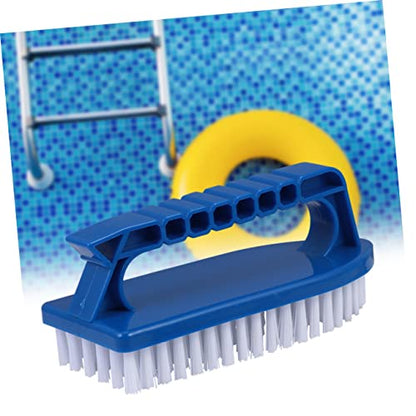 ibasenice 2pcs Heavy Duty Cleaning Brush for Sink Bathroom and Kitchen Ergonomic Handle for Easy Use Material for Performance for Scrubbing Showers and Floors