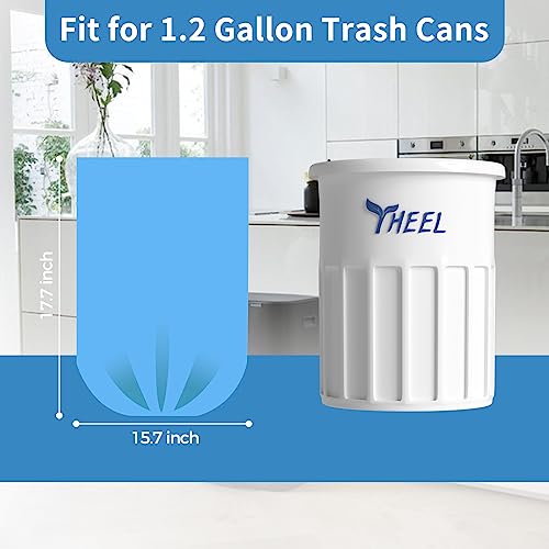 Small Trash Bags 1.2-Gallon: Small Garbage Bags for Bathroom Trash Bag Mini Trash Liners for Bathroom Bedroom Office (Blue, 150 Counts) - color: 1.2Gal-Blue-150pcs