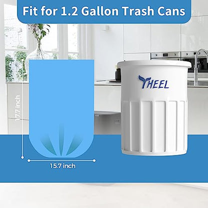 Small Trash Bags 1.2-Gallon: Small Garbage Bags for Bathroom Trash Bag Mini Trash Liners for Bathroom Bedroom Office (Blue, 150 Counts) - color: 1.2Gal-Blue-150pcs