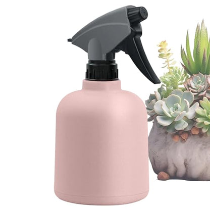 600ml Adjustable Leakproof Misting Water Sprayer - Empty Spray Bottles | Gardening, Cleaning Indoor Outdoor Home Yard Backyard Lawn Plant Care Tool - color: Pink