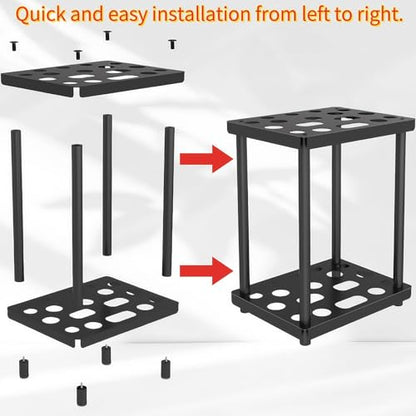 Garden Tool Organizer for suncast shed accessories,Garage Tool Tower Rack,Heavy Duty Garage Tool Storage,for Garden,Yard,Shed,Easy Assembly (Classic)