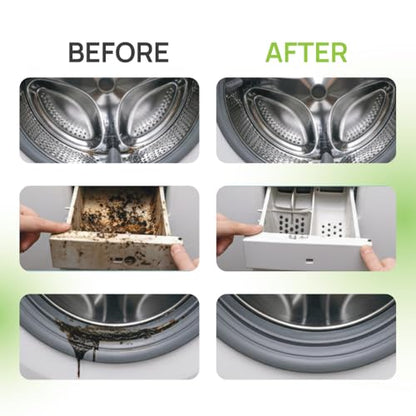 8 Pack Multi-Purpose Washing Machine & Dryer Vent Cleaning Kit | Dryer Lint Cleaner, Grout, Crevice & Lint Trap Cleaning Tools, Long Handle Laundry Brushes, For All Washers, Flexible