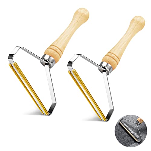 Lint Remover,2 Pack Pet Hair Remover,Reusable Clothes Carpet Couch Furniture Fabric Shaver Lint Brush Carpet Scraper - color: 2pack