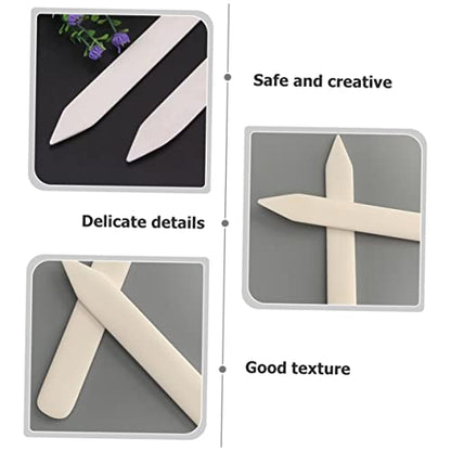 GARVALON Laundry Stain Remover Household Bone Folder Tool Clothing Scraping Tool Clothing Stain Scraper Fuzz Shaver Fur Removing Lint Remover Foldable Carpet Lint Scraper Rug or