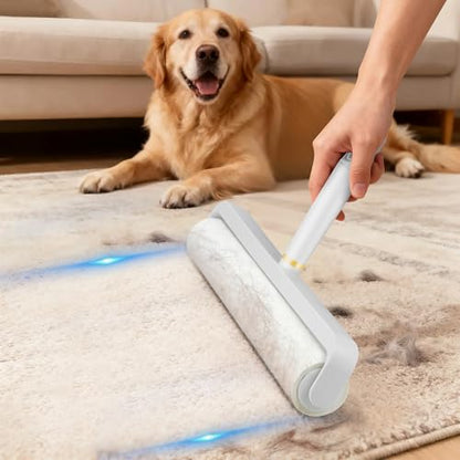 Extra-Wide Lint Roller Kit, 500 Sheets, Pet Hair/Lint/Debris Remover. | Dust Cover Extendable Handle 14.17" Width 5 Refills 100 Sheets/Roll