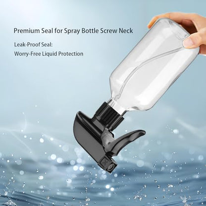 2 Pack Leakproof Spray Bottles 300ml - Adjustable Nozzle (Mist/Jet), Refillable PET Plastic for Hair, Cleaning, Plants, Travel | BPA-Free, No-Spill Design, Salon & Home Essentials (Brown) - color: Brown