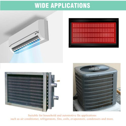 3 Pcs Air Conditioner Fin Comb Cleaner kit AC Coil Cleaning Brush Fin Combs Condenser Fin Straightener AC Evaporator Comb Radiator Repair Clean Tool (Blue) - color: Blue