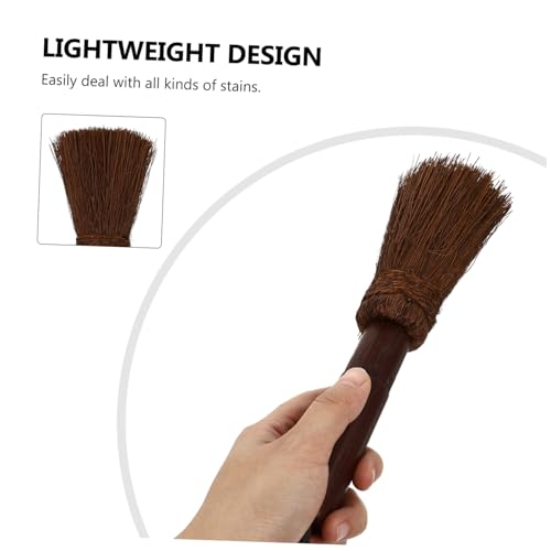 PartyKindom Palm Scrub Brush for Dishes Pots Pans Durable Cleaning Tool with Sturdy Bristles for Kitchen Sink Home Use Light Space-Saving Practical