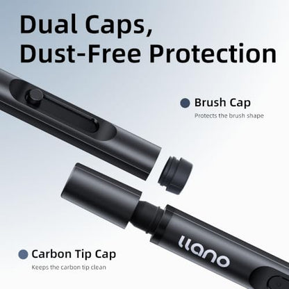 llano 7-in-1 Camera Lens Cleaning Kit with Cleaning Solution 60ml, Swab, Pen, Air Blower, Nano-Fiber Cloth, Wipes, Cleaning Kit for Computer PC MacBook iPhone Camera
