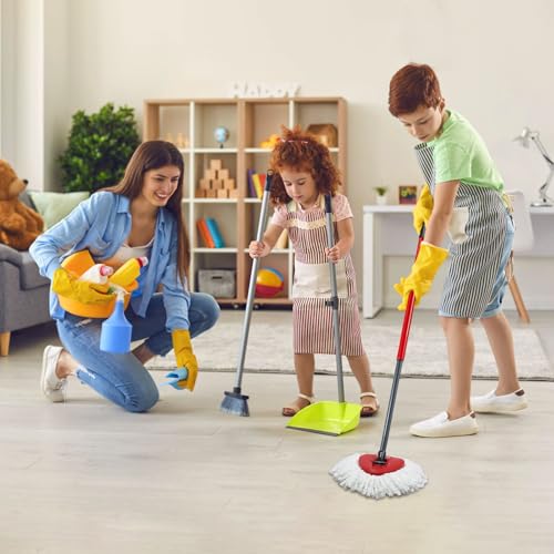 6 Pack Mop Head Replacement Compatible with Oceda Triangle Swivel Mops,Spin Mop Replacement Head 100% Microfiber,Deep Cleaning,EPSUNORISE Replacement Heads Compatible with O Ceda Mop(White) - size: 6pack
