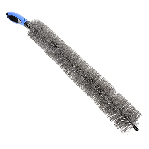 Uonlytech 23.62 Inch Radiator Cleaning Brush, Long Flexible Cleaner for Radiators, Vents, Refrigerator Coils, AC Condensers and Narrow Gaps
