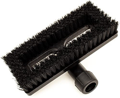 SPARTA 3638831EC03 Polyester Rectangle Scrub Brush, Floor Brush, Cleaning Brush With Swivel Head For Cleaning, 8 Inches, Black - color: Black