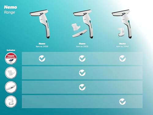 Leifheit Nemo Click Window & Bathroom Squeegee