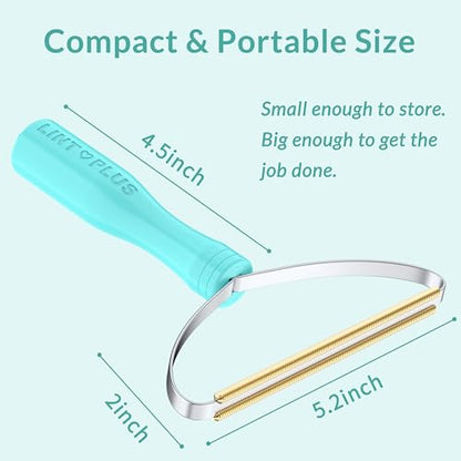 LINTPLUS Pet Hair Remover Carpet x2 & Lint Root Cleaner Pro Pet Hair Remover by LINTPLUS,Special Pet Hair Removal Tool Multi Fabric Edge and Carpet Rake for Couch, Pet Towers and Rugs - size: Pro*2