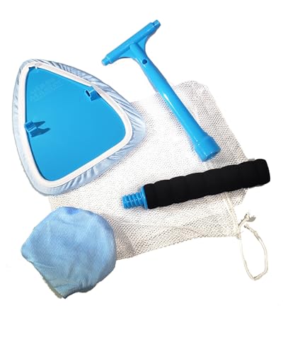 Pro Glass Windshield Cleaner Tool, Kit - Extendable 20" Handle, Pivoting Head, Detailing Autos with 2 Reusable Lint Free Microfibers, Storage Bag for Auto Windshield, Cars, Trucks, RV's