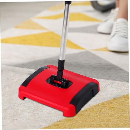 Cabilock Hand Push Carpet Sweeper Lightweight Manual Vacuum for Efficient PET Hair Removal Non-Electric Floor Roller Broom for Home Use