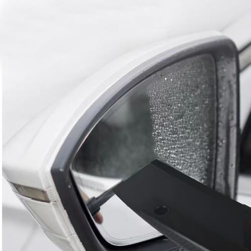 Car Window Squeegee with Silicone Blade Compact Auto Water Blade Moisture Wiper Side Mirror Squeegee for Car Windows Windshield Rearview Mirror Morning Dew Condensation Rainy Foggy Weather