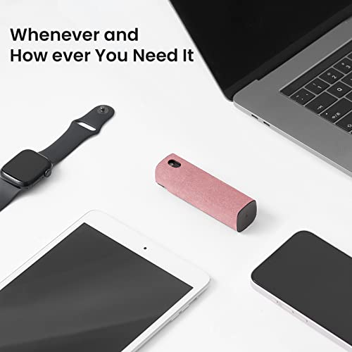 YTT Touchscreen Mist Cleaner, Screen Cleaner, for All Phones, Laptop and Tablet Screens,Two in One Spray and Microfiber Cloth (Pink and Light Gray) 2Pack - color: Pink and Light Gray