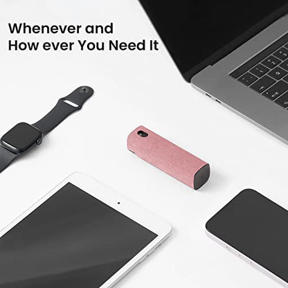 YTT Touchscreen Mist Cleaner, Screen Cleaner, for All Phones, Laptop and Tablet Screens,Two in One Spray and Microfiber Cloth (Pink and Light Gray) 2Pack - color: Pink and Light Gray
