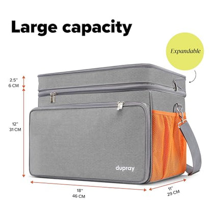 Dupray The Awesome Bag for Neat & Neat Plus Steam Cleaners, Adjustable Storage & Carrying Case, Durable Polyester with Shoulder Strap and Top Handle