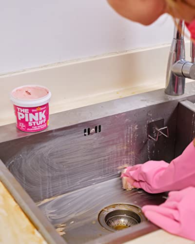 Stardrops The Pink Stuff Cleaning Paste 500g, Multi Purpose Cleaner for Kitchen, Bathroom, Tiles, Glass, Shower, Oven, Sink, Stainless Steel, Removes Grease, Grime & Stains - size: 17.63 Ounce (Pack of 1)
