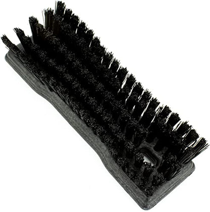 SPARTA Comfort Grip Scrub Brush Hand Brush for Bathroom, Kitchens, Countertop, Plastic, 8 Inches, Black - color: Black