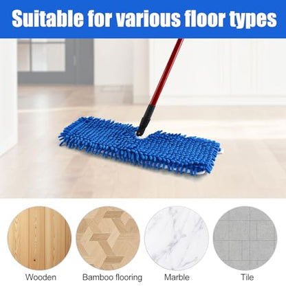 Mop Heads Replacements for O-Cedar Hardwood Floor 'N More Microfiber Flip Mop, 2 Pack Dust Mop Replacement Heads for Ocedar Flip Mop, Reusable Refill Double-Sided Mop Head for O Cedar Mop