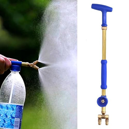 Ergonomic Adjustable Copper Nozzle Sprayed Bottle with Double Head Suitable for Efficient Plant Watering 1.25l+ Double Nozzle Reciprocating Copper
