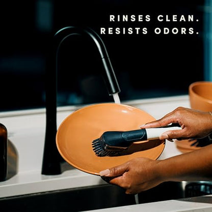 Brite by Scotch-Brite Limited Edition Mess-Free Dishwand, Sleek and Stylish Dish Brush with Soap Dispenser Handle (Pack of 4) - size: (Pack of 4)