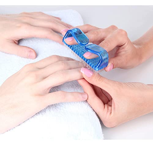 6 Pack Handle Grip Nail Cleaning Brush, Fingernail Brush Cleaner Scrub Brush Kit for Toes Shower and Women & Men & Pets (Color B) - color: Color B