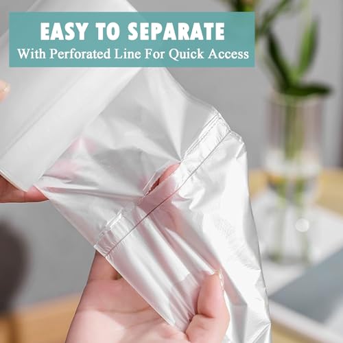 Small Trash Bags 4 Gallon - 105 Count 4 Gallon Trash Bag, Unscented Small Garbage Bags Bathroom Trash Bags, White 4 Gal Small Trash Can Liners - style: 4 Gallon-105 Count