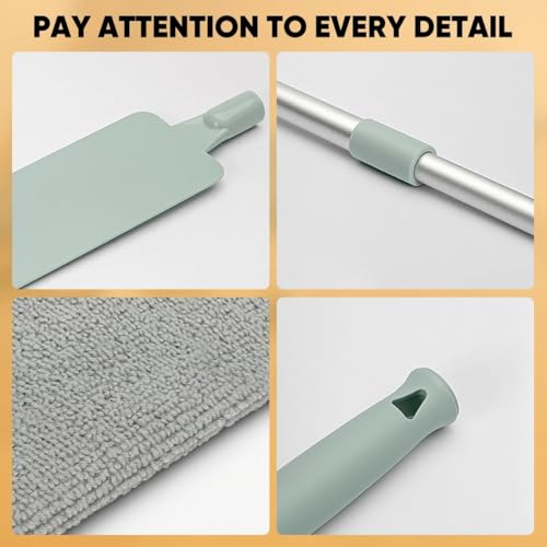 Retractable Gap Dust Cleaner Cleaning Tools with 2 Microfiber Dusting Cloths, Flat Duster Withextension Pole, Used for Cleaning Sofas, Sofa Beds, and Under Furniture (1 Dust Removal Cloth) - color: 1 Dust Removal Cloth