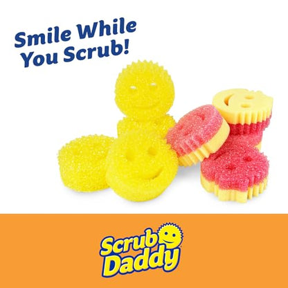 Scrub Daddy 4 Scrub Daddy Sponges & 4 Scrub Mommy Kitchen Sponges - Scratch-Free for Dishes & Multipurpose Cleaning - BPA Free & Made with Polymer Foam - Stain & Odor Resistant (16 Pack) - size: 8 Count (Pack of 2)