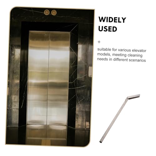 Amosfun Elevator Groove Cleaning Scraper for Deep Dirt Removal User-Friendly Tool for Efficient Maintenance Commercial and Residential Spaces - size: 23.50X4.00X1.00CM