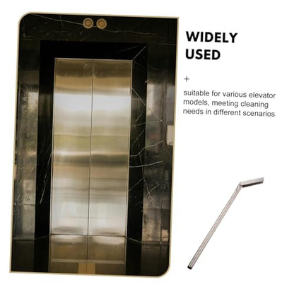 Amosfun Elevator Groove Cleaning Scraper for Deep Dirt Removal User-Friendly Tool for Efficient Maintenance Commercial and Residential Spaces - size: 23.50X4.00X1.00CM