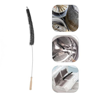 Brush Cleaning Washing Machine Long Handle Soft Bristles Dryer Vent Lint Brush Fridge Coil