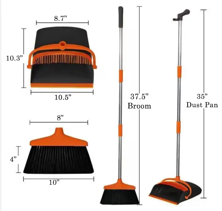 Broom & Dust pan Set Upright