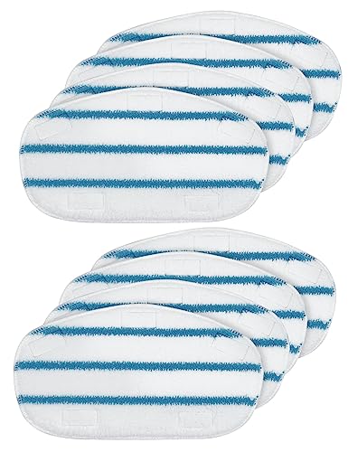 8 Pack Pur Steam Mop Pads Compatible with PurSteam ThermaPro 10-in-1 and 211 Steam Mop Cleaner Microfiber Pur Steam Mop Replacement Pad Washable Reusable Steam Mop Pads for Steamer Floor Cleaning - color: 8 Pack-pursteam Thermapro Steamer Mop Pad