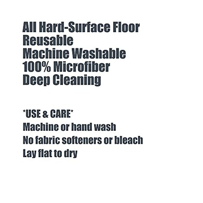 homsis 7 Pack Mop Replace Head for 2-Tank Spin Mop Compatible with Ocedar Rinse Clean - Mop Refills Made of Microfiber, Deep Cleaning Machine Washable and Easy-to-Replace