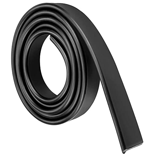 Squeegee Replacement Silicon Rubber Blade for Shower Doors, Window, Glass Cleaning, 41 Inch - color: Black