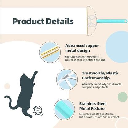 Flex Max Pet Hair Remover by LINTPLUS-Adjustable Pet Hair Removal Tool 2X More Effective Than Pro, Dog & Cat Hair Remover for Rugs, Couches & Pet Towers-Effortlessly Removes All Hair! - size: Max