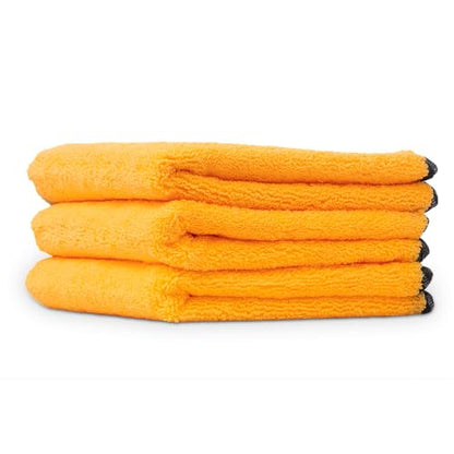 Chemical Guys Automotive Microfiber Drying Chamois Gold 3 Pack Extra Absorbent Car Drying Cloths for Streak Free Paint Glass and Smooth Exterior Surfaces 24 x 16 Inches - size: 24"x16", style: 3 pack