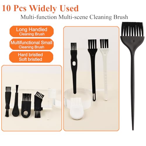 10pcs Cleaning Brush for Household Electric Appliance; Electric Razor Shaver Cleaning Brush; Multifunctional Cleaning kit for Blender, Coffee maker, Computer, Keyboard, Car, Mixer, Toaster cleaner kit