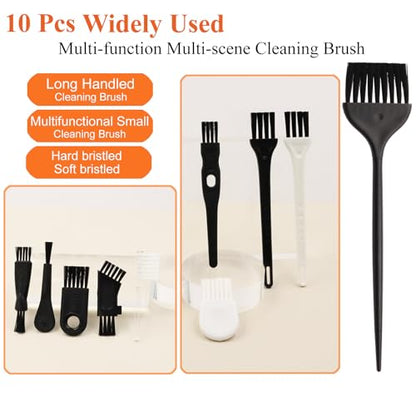 10pcs Cleaning Brush for Household Electric Appliance; Electric Razor Shaver Cleaning Brush; Multifunctional Cleaning kit for Blender, Coffee maker, Computer, Keyboard, Car, Mixer, Toaster cleaner kit