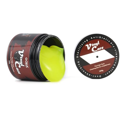 Nobsound Vinyl Record Cleaning Gel: Reusable Universal Cleaner Gel for Dust Removal Biodegradable Gel for Keyboard Speaker Car Dash