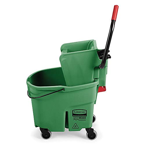 RCP758888GRE - WaveBrake Side-Press Wringer/Bucket Combo