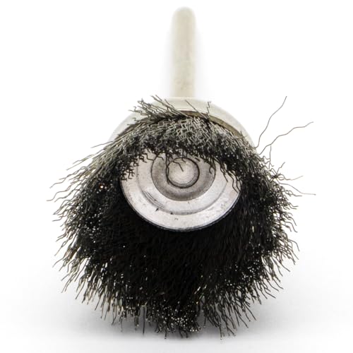 20PCS Wire Brushes - Metal Rust Removal, Polishing, Cleaning - 25mm Diameter, 3mm Shaft - Removes Burrs, Dust, and Oxide Layer - Handles Rough Surfaces - Designed for Industrial and DIY Enthusiasts - style: Wire Brush 3*25mm 20PCS
