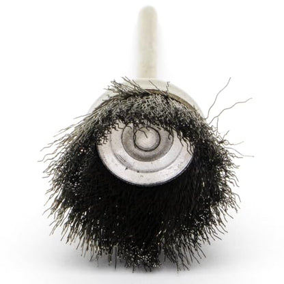 20PCS Wire Brushes - Metal Rust Removal, Polishing, Cleaning - 25mm Diameter, 3mm Shaft - Removes Burrs, Dust, and Oxide Layer - Handles Rough Surfaces - Designed for Industrial and DIY Enthusiasts - style: Wire Brush 3*25mm 20PCS